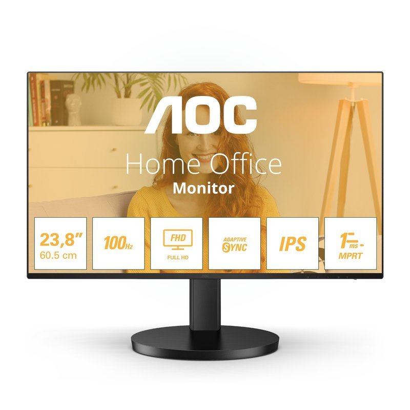 MONITOR AOC LED 23.8'' Wide 24B3HA2 IPS