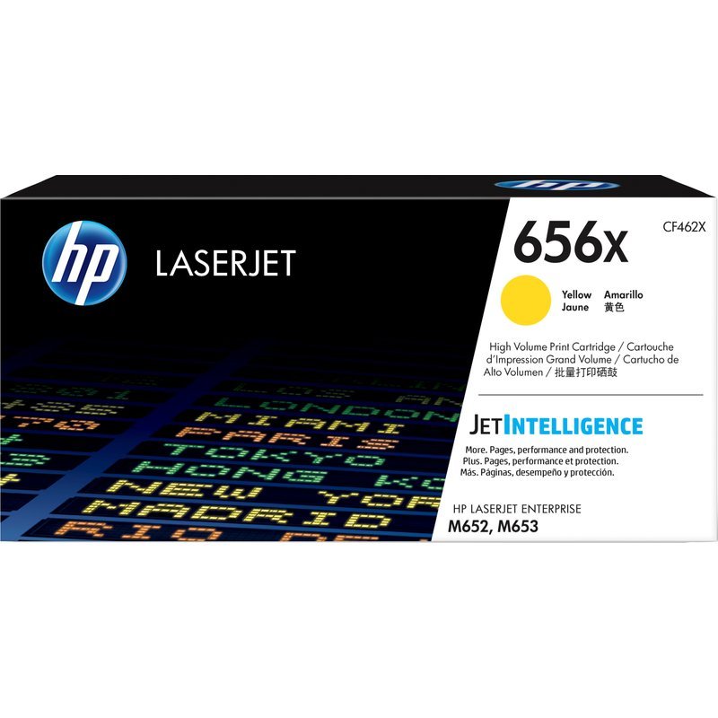 HP 656X Yellow LaserJet Toner Cartridge