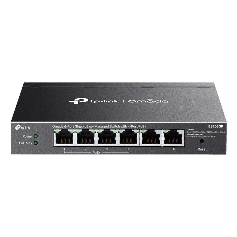 OMADA 6PORT WITH 4-PORT POE+