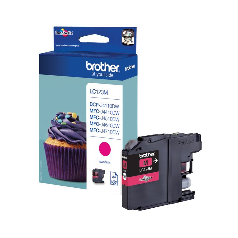BROTHER LC-123M INK JET MAGENTA
