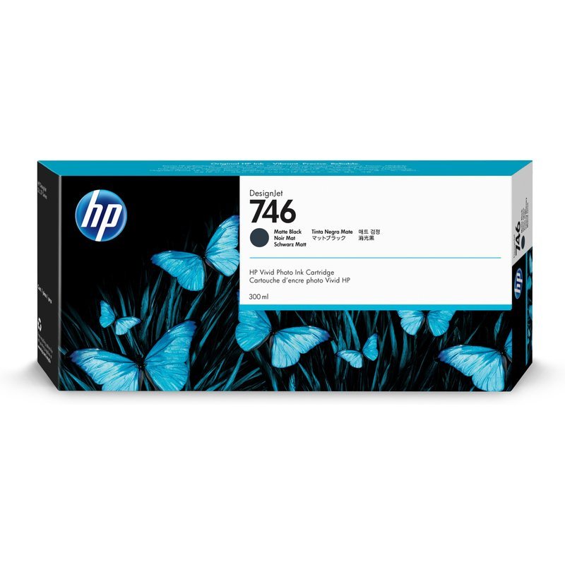 HP 746 300-ML MATTE BLACK INK