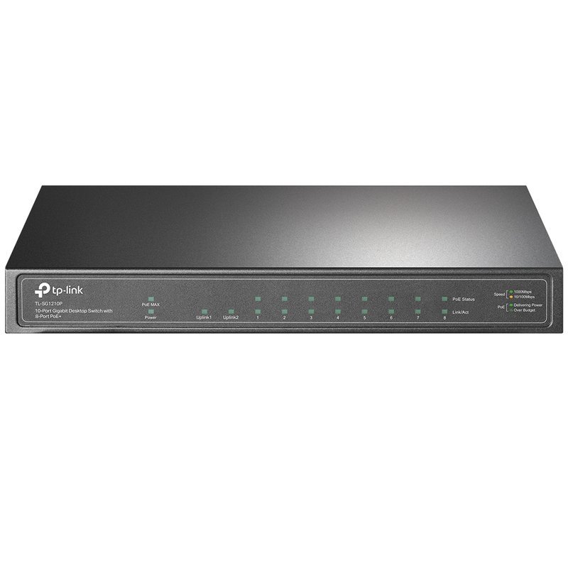 10-PORT GIGABIT POE+ SWITCH